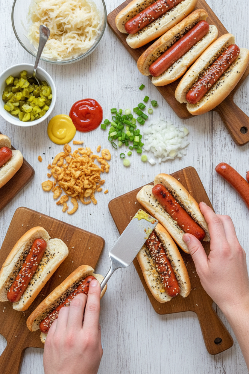 Everything Bagel Cheesy Dogs | Caroline Chambers