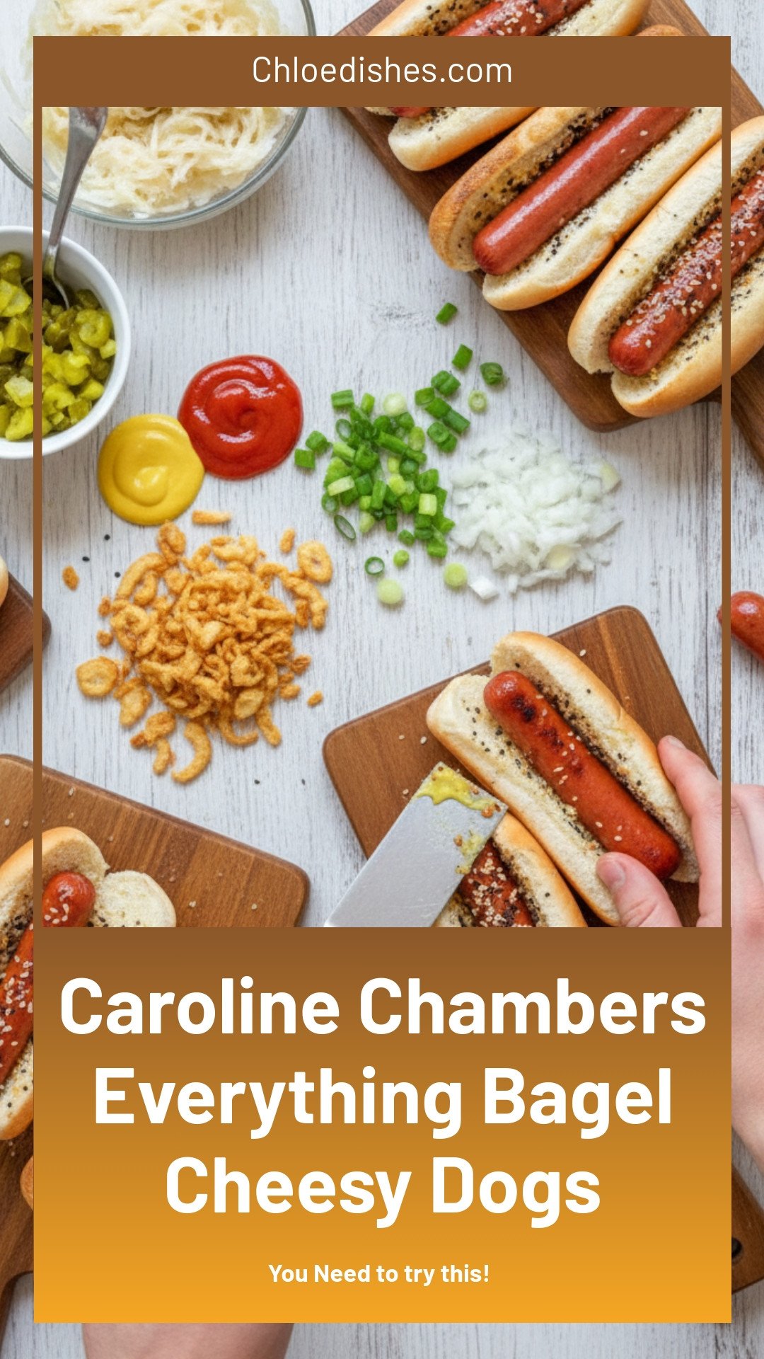 Everything Bagel Cheesy Dogs | Caroline Chambers