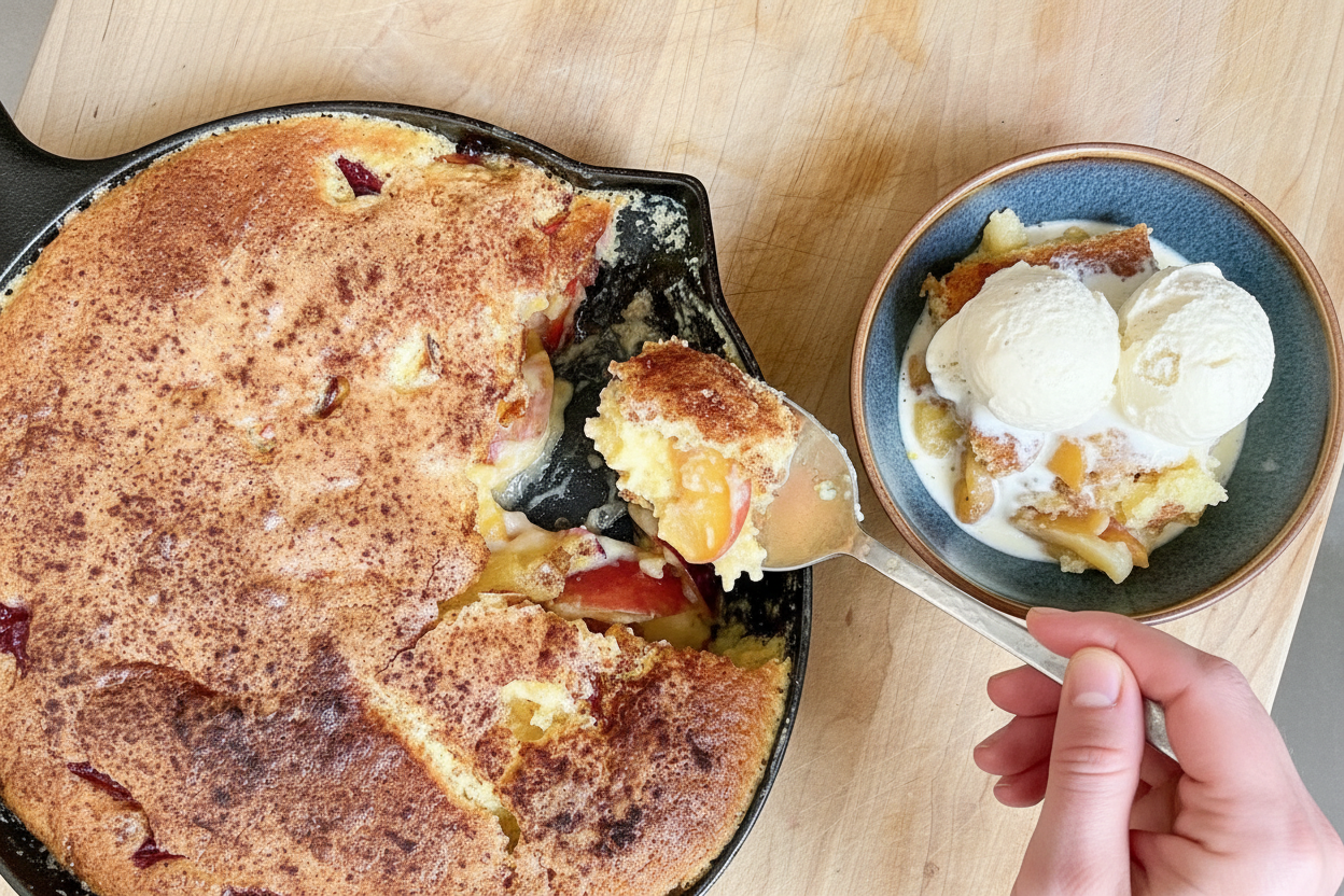 Peach Cobbler | Caroline Chambers: Caroline Chambers Peach Cobbler Recipe