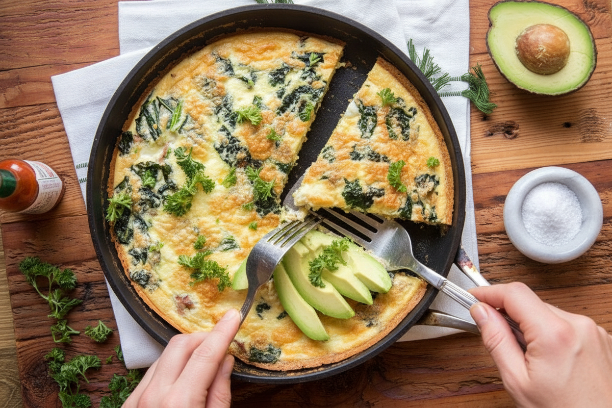 Chicken Sausage Kale Frittata Recipe Caroline Chambers