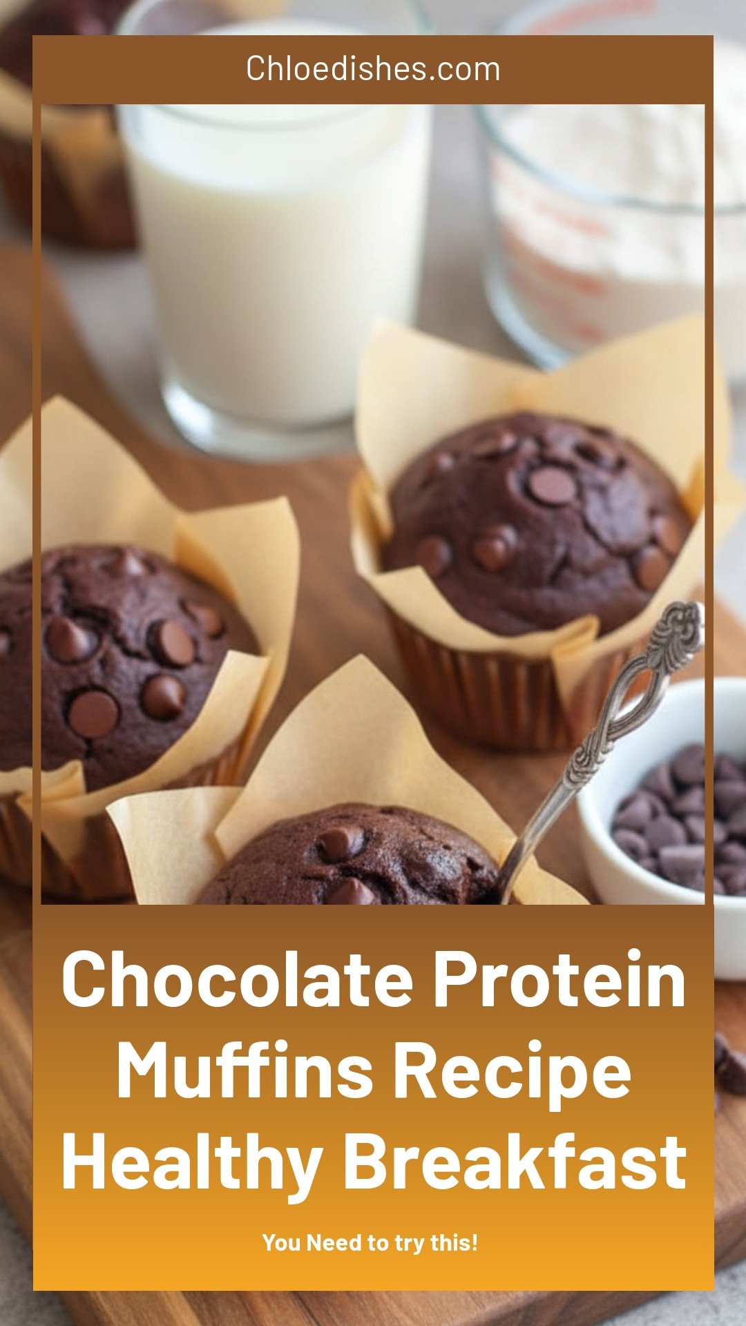 Chocolate Protein Muffins