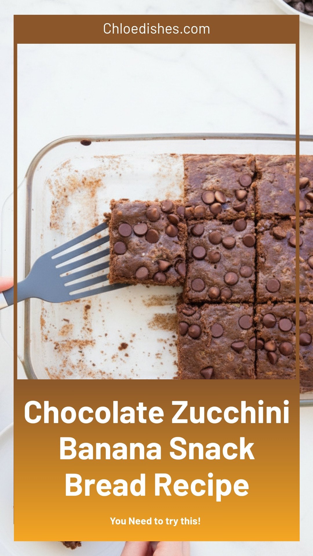 Chocolate Zucchini Banana Snacking Bread | Caroline Chambers