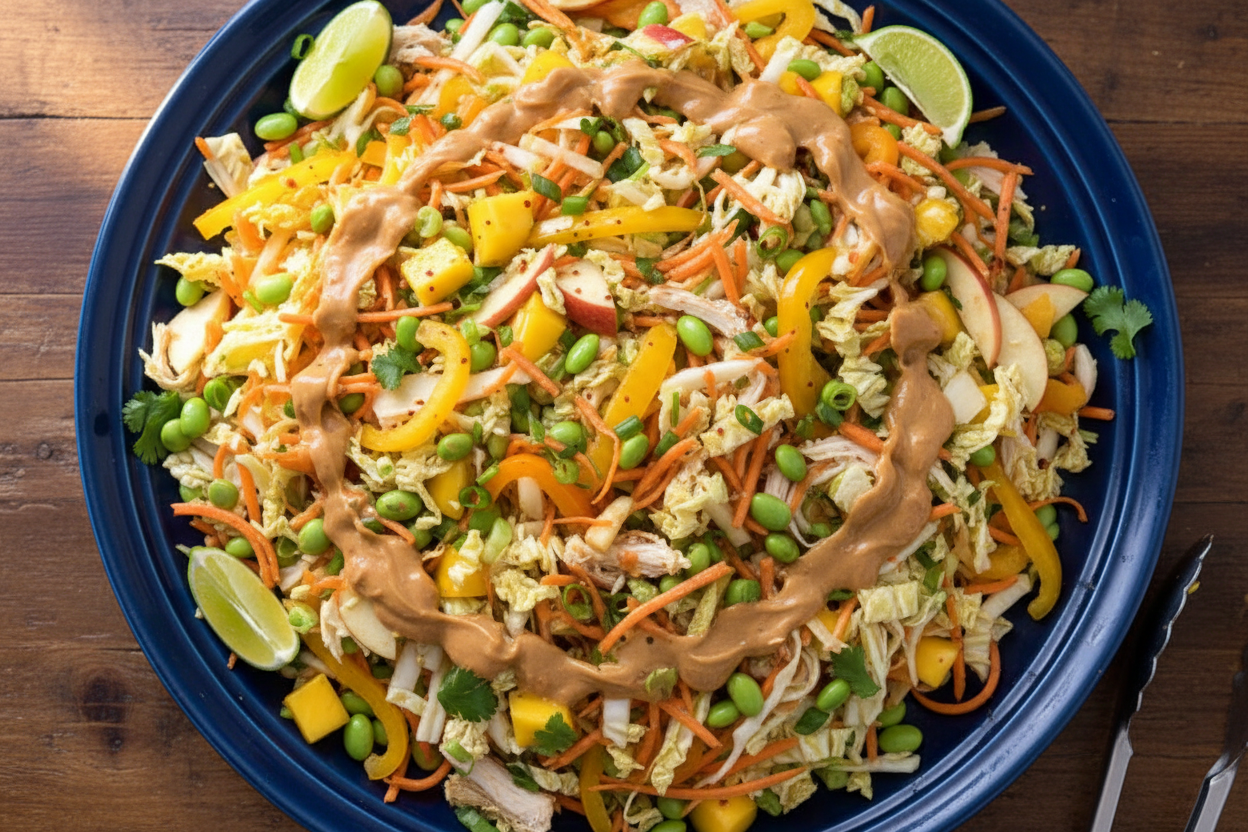 Chopped Asian Peanut Salad Recipe