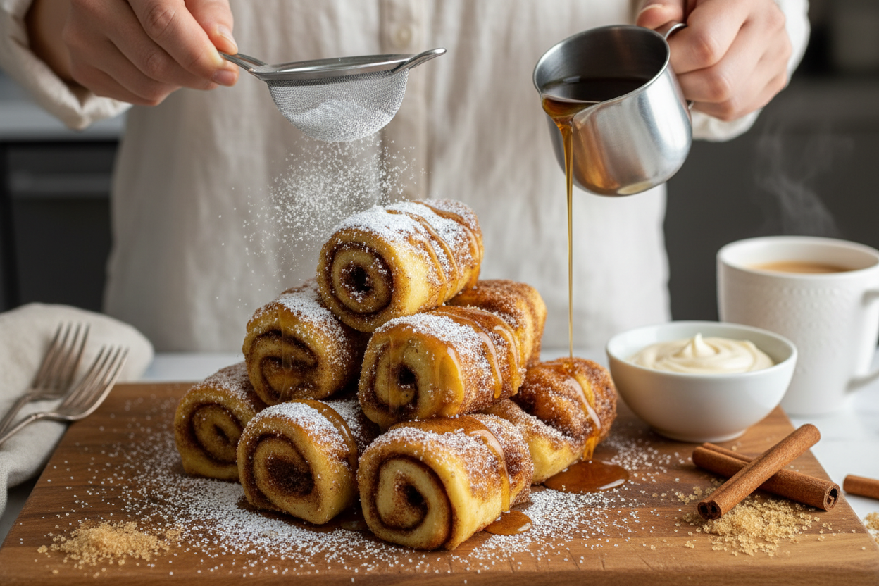 Cinnamon Roll French Toast Rolls Recipe