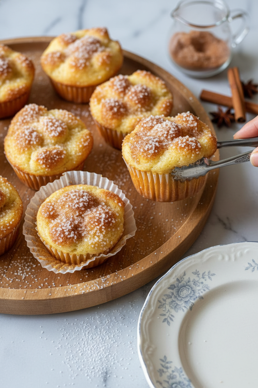 Cinnamon Sugar French Toast Muffins Recipe