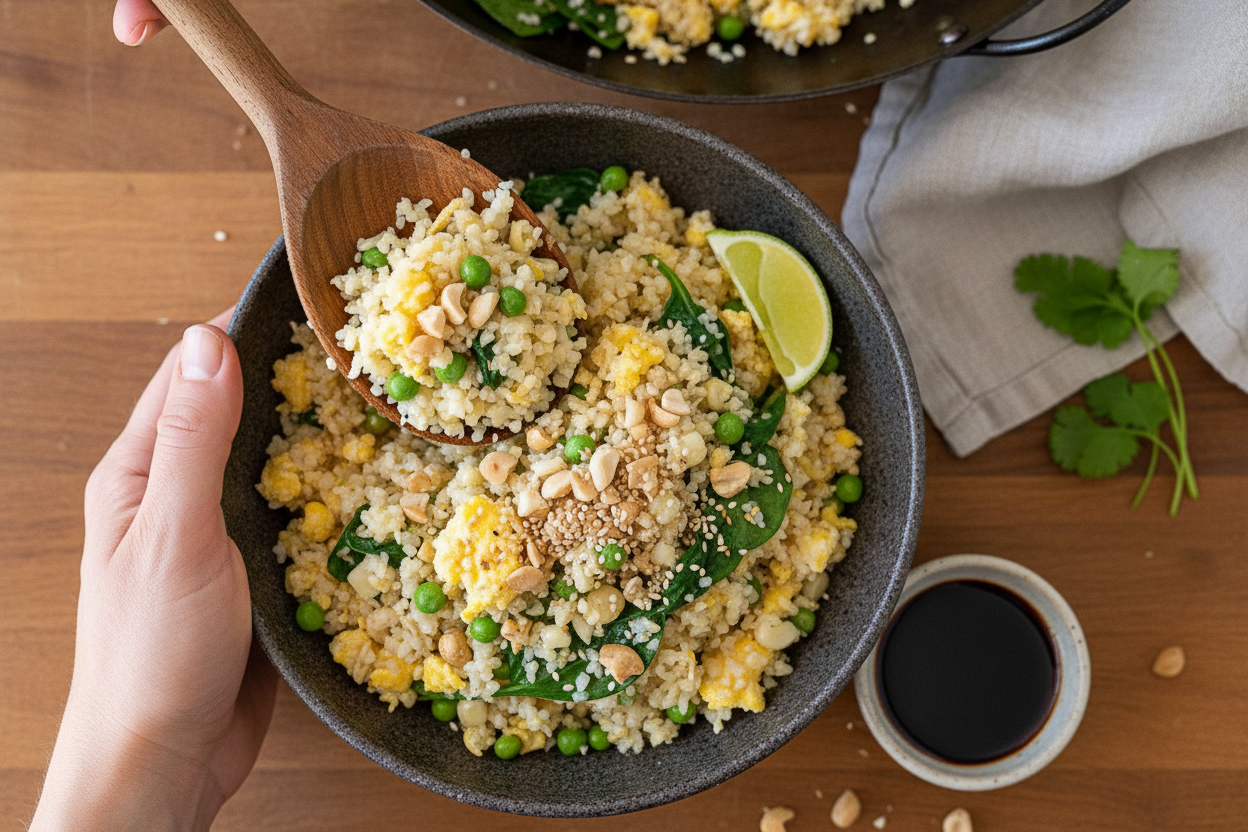Coconut Cauliflower Fried Rice by Caroline Chambers