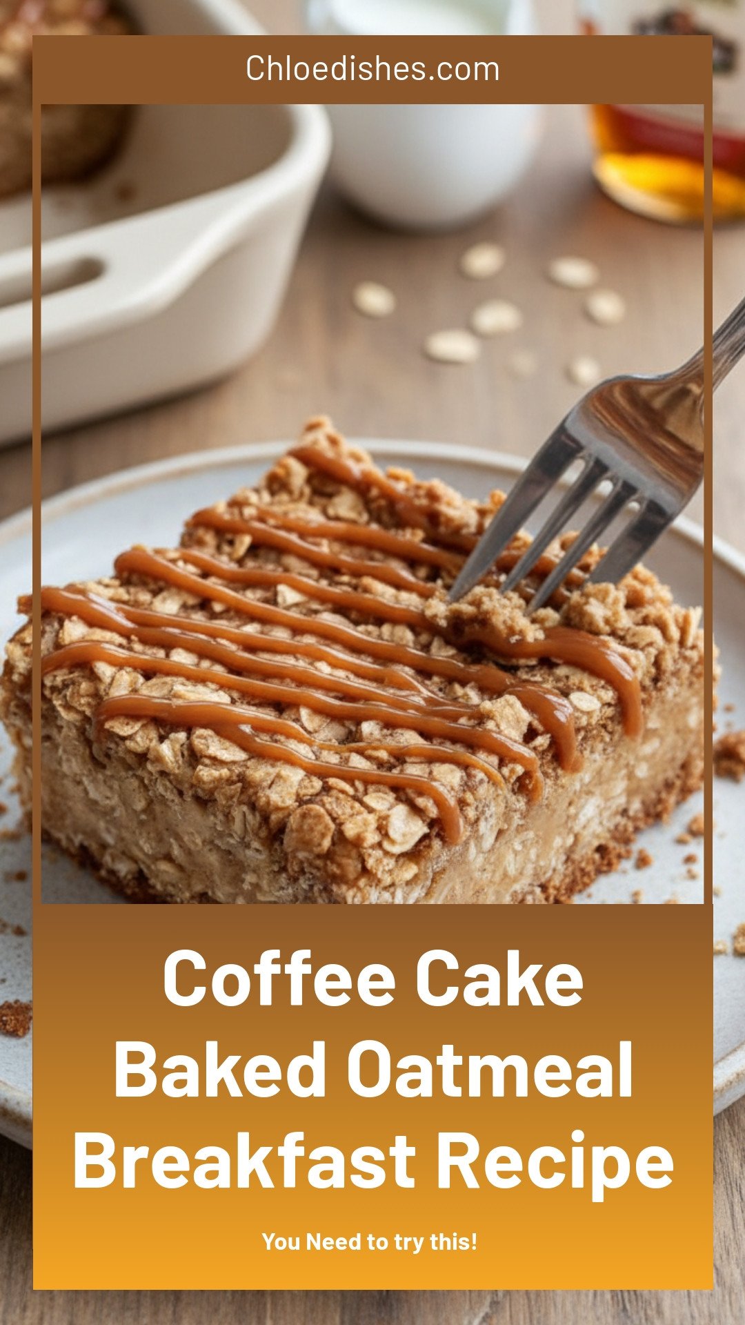 Coffee Cake Baked Oatmeal Recipe