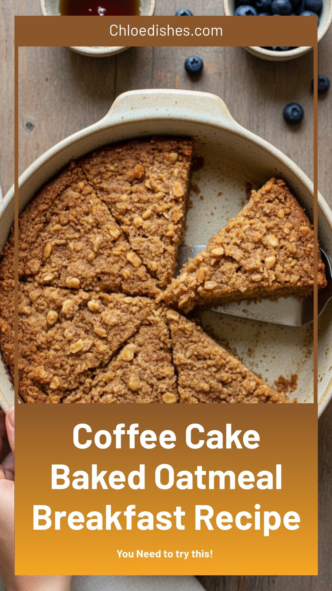 Coffee Cake Baked Oatmeal Recipe