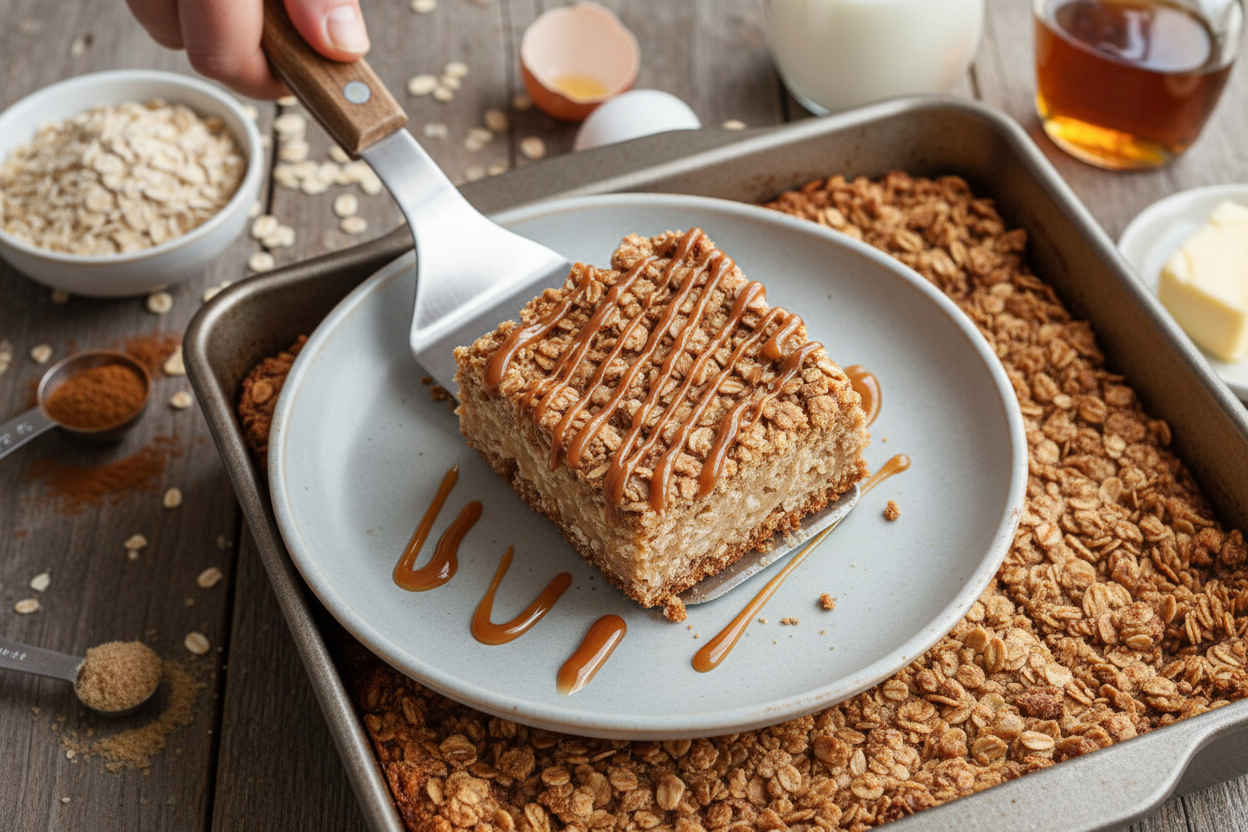 Coffee Cake Baked Oatmeal Breakfast Recipe