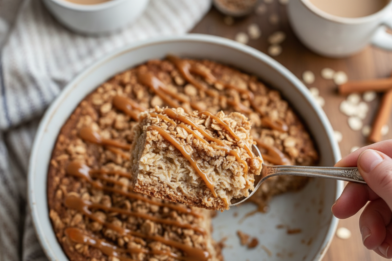 Coffee Cake Baked Oatmeal Breakfast Recipe