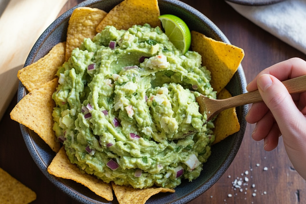 Crab Guacamole Recipe A Tasty Seafood Dip