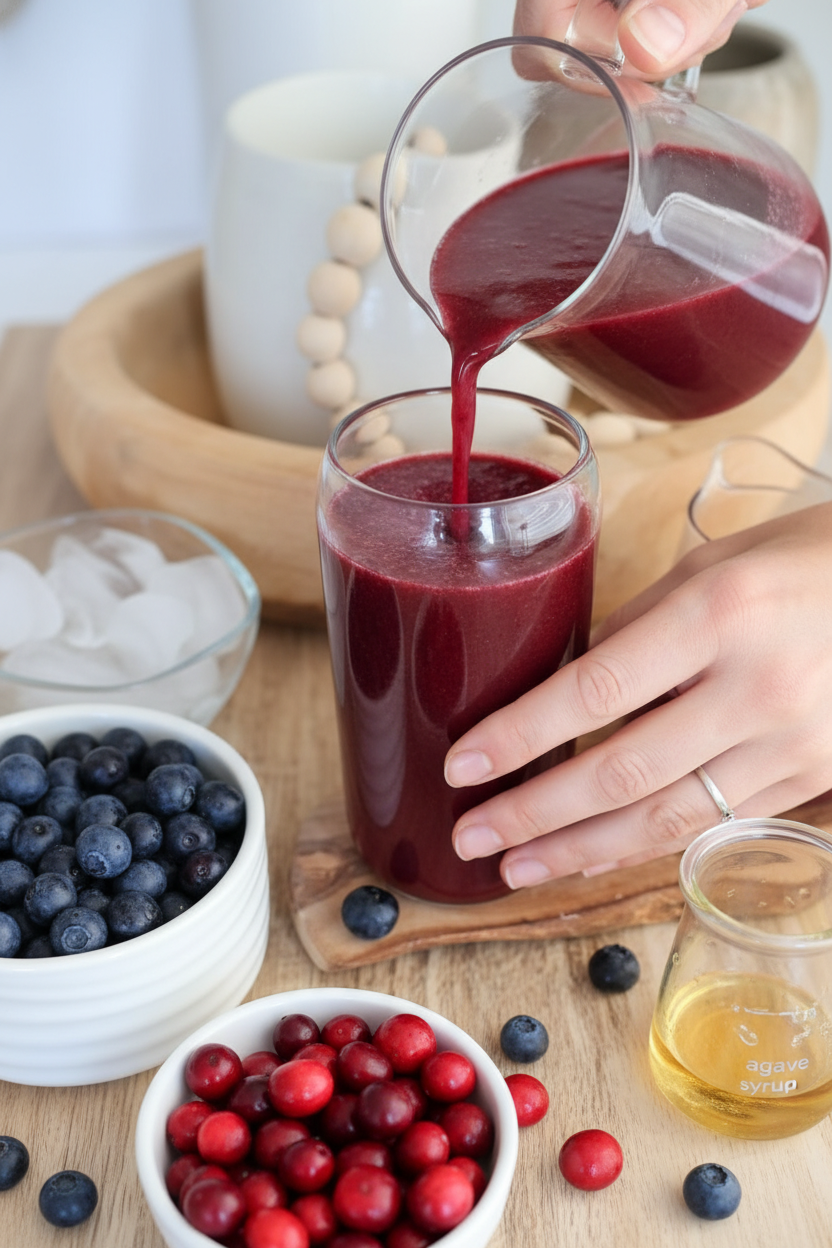 Cranberry Blueberry Juice
