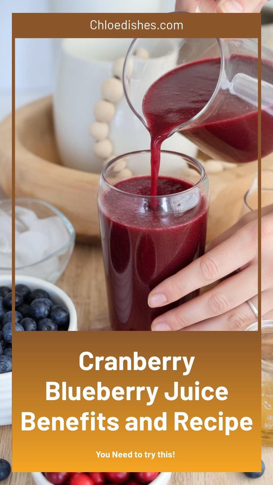 Cranberry Blueberry Juice