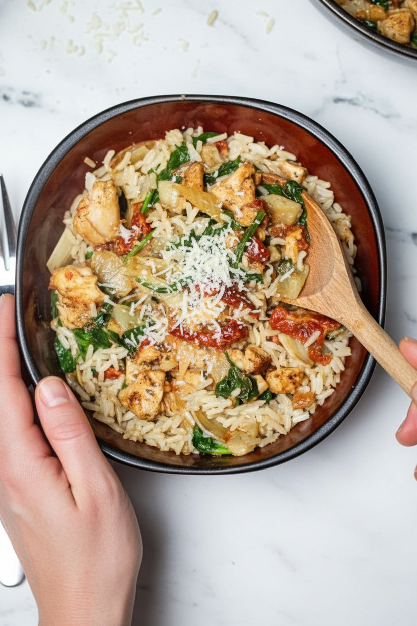 Creamy Tuscan Chicken Bowl