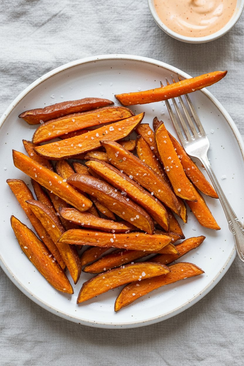 Crispy Air Fryer Sweet Potato Fries (No Cornstarch!)