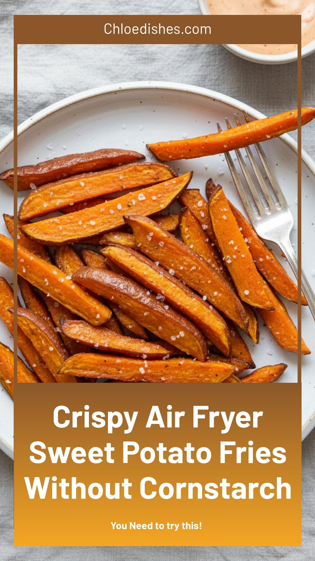 Crispy Air Fryer Sweet Potato Fries (No Cornstarch!)
