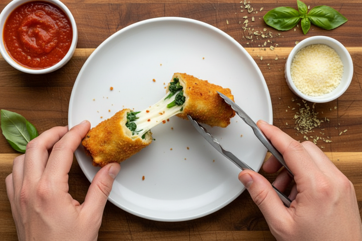 Crispy Fried Lasagna Rolls Recipe