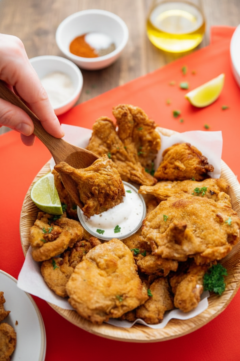 Fried Oyster Mushrooms (Fried Chicken Dupe!)