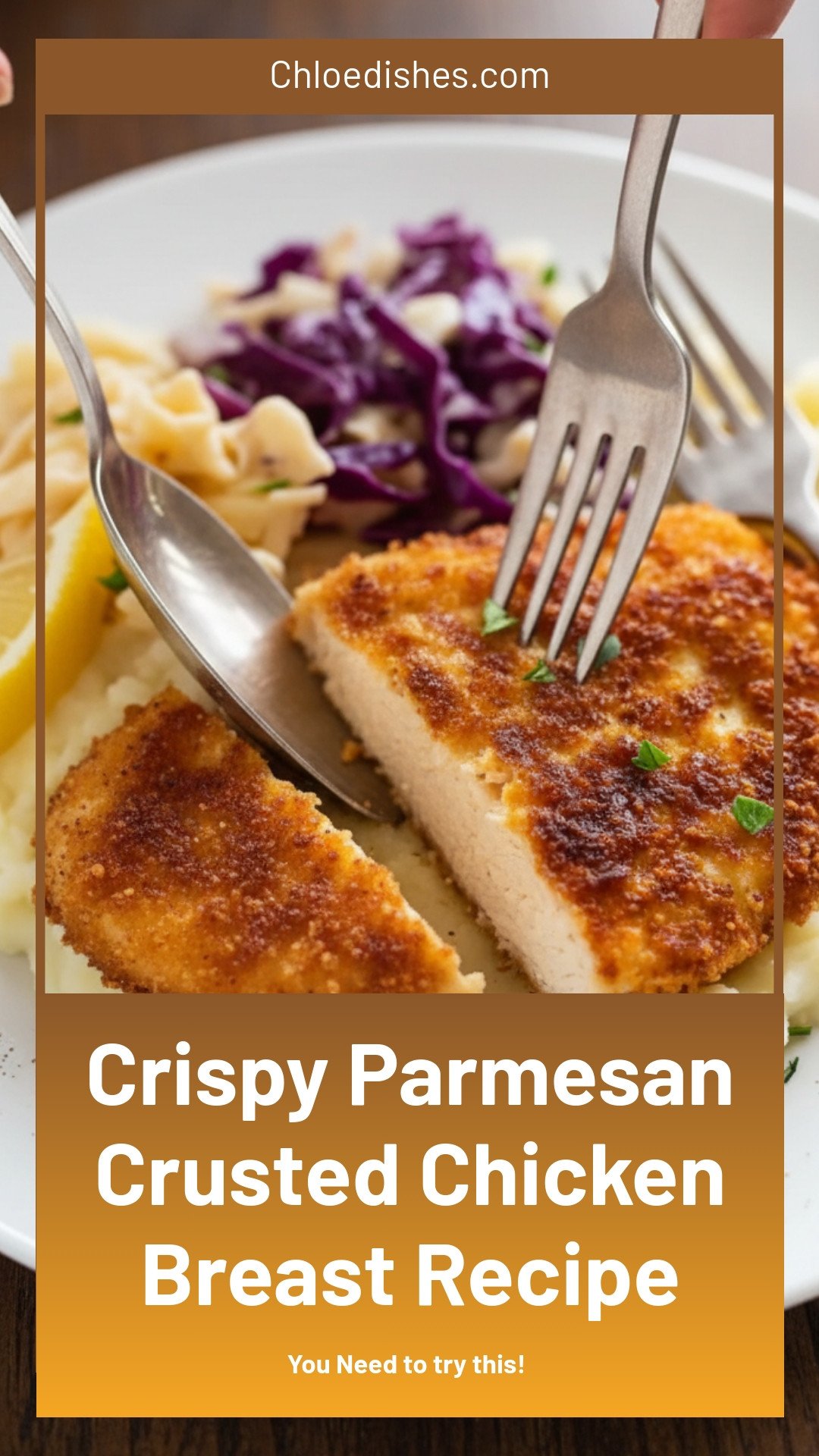 Crispy Parmesan chicken Breast
