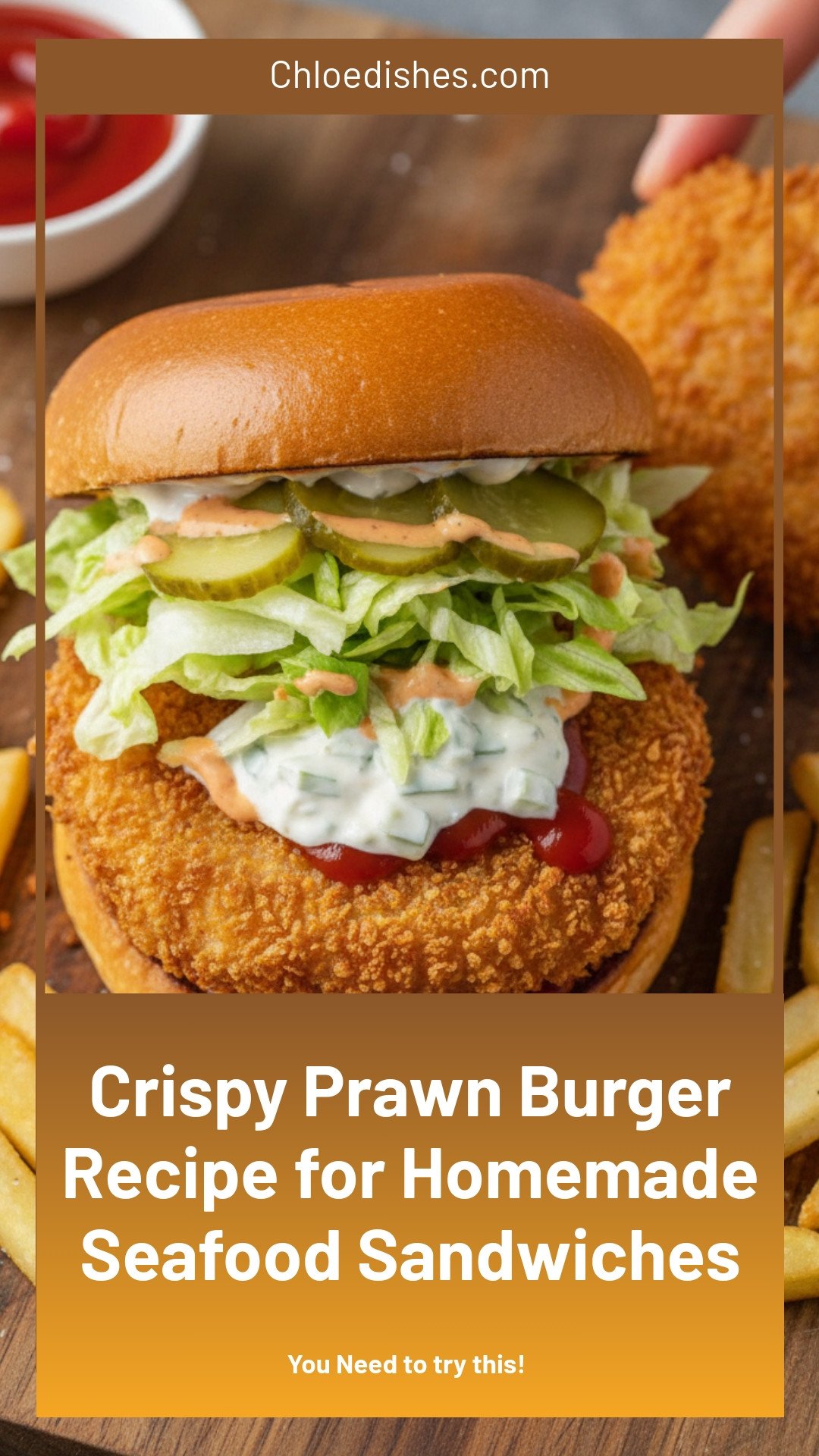 Crispy Prawn Burgers