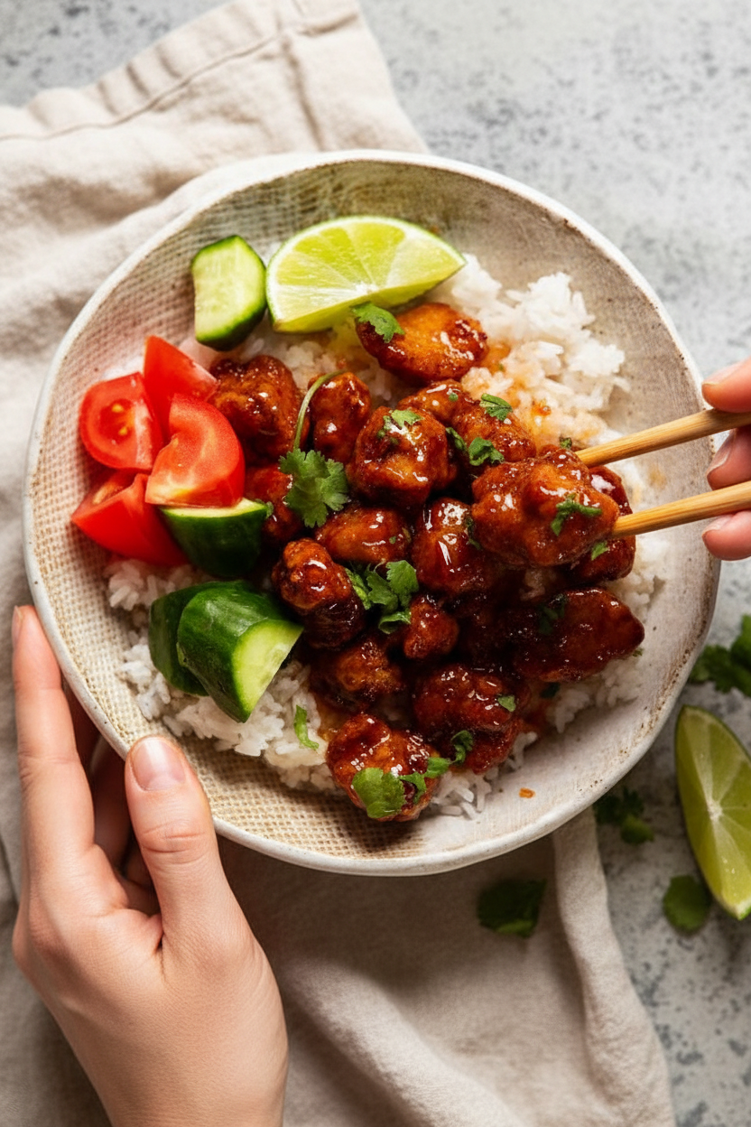 Crispy Thai Pork Bites with Sweet...