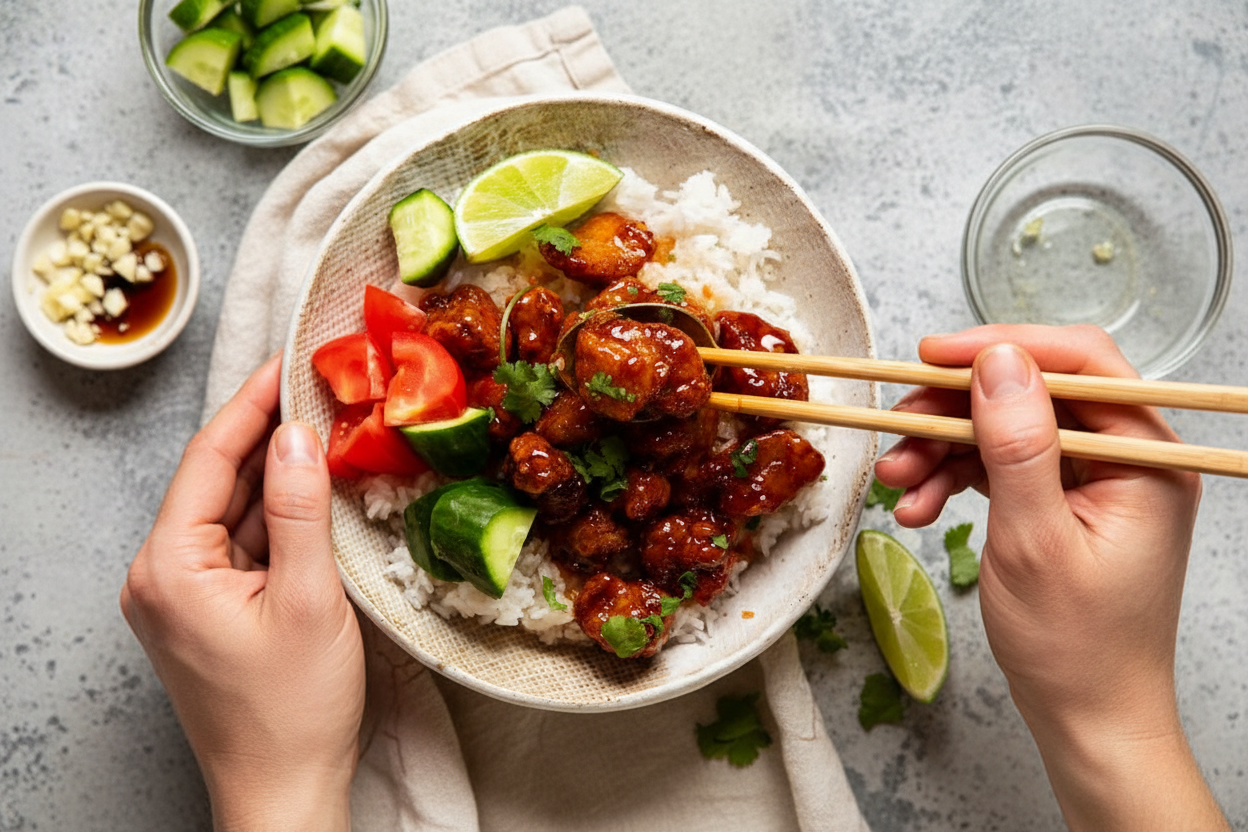 Crispy Thai Pork Bites with Sweet Chili Sauce