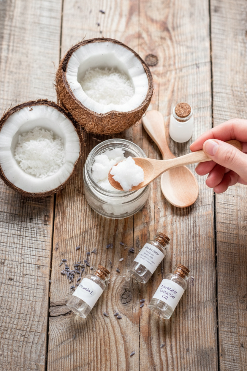 How to Make Your Own Coconut Oil Moisturizer