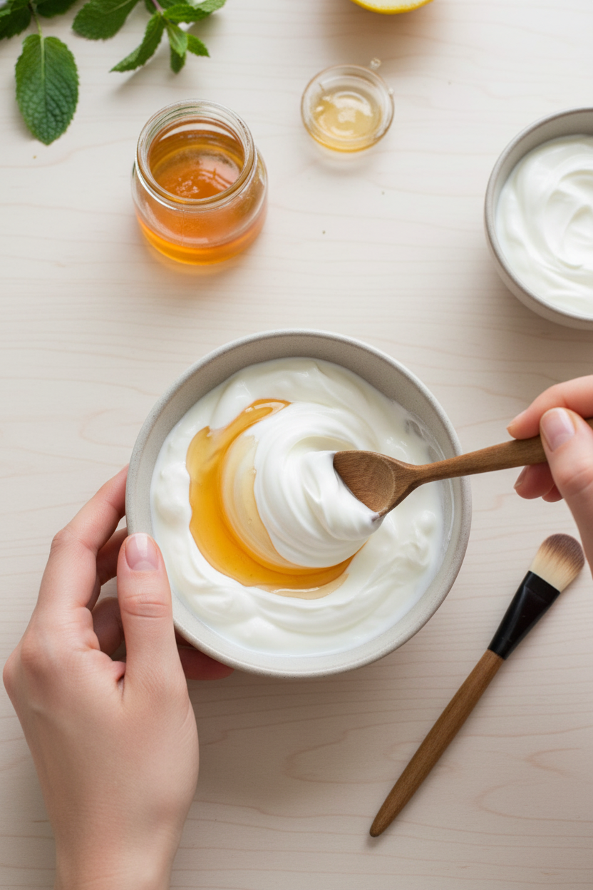 Get Glowing Skin with a DIY Yogurt Face Mask