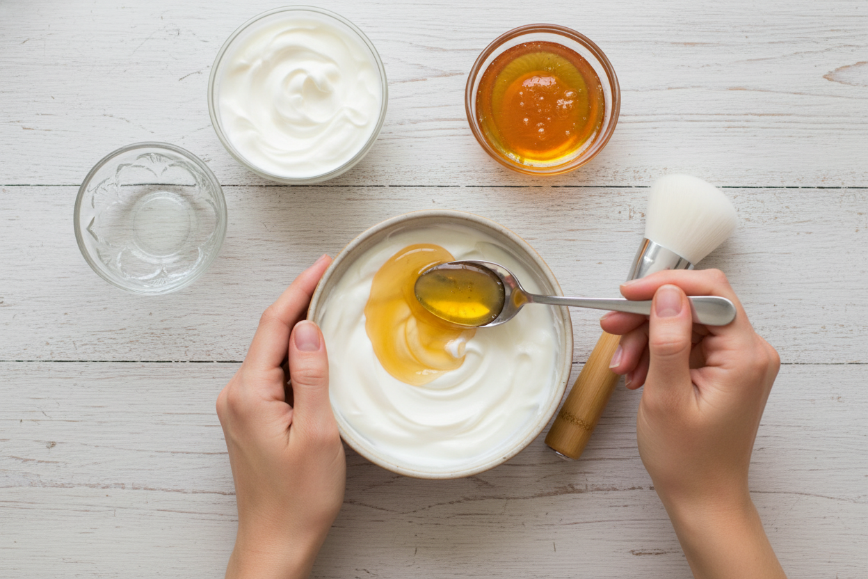 DIY Yogurt Face Mask for Glowing Skin