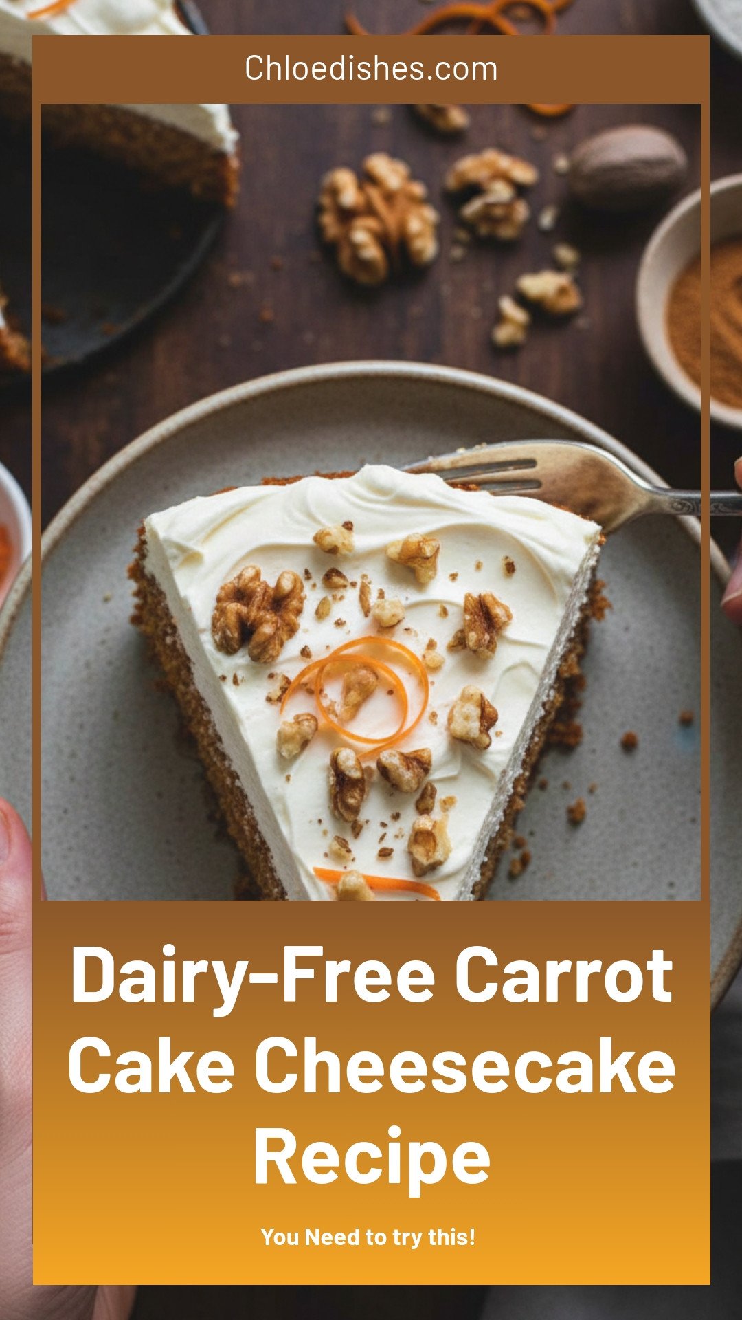 Dairy-Free Cheesecake | Carrot Cake