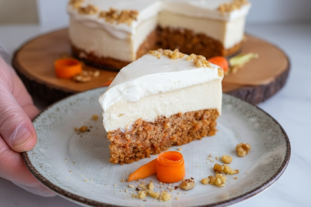 Dairy-Free Carrot Cake Cheesecake Recipe