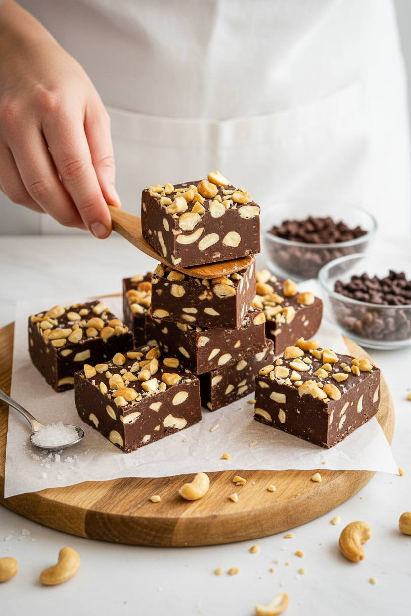 Dairy-Free Chocolate Coconut Fudge