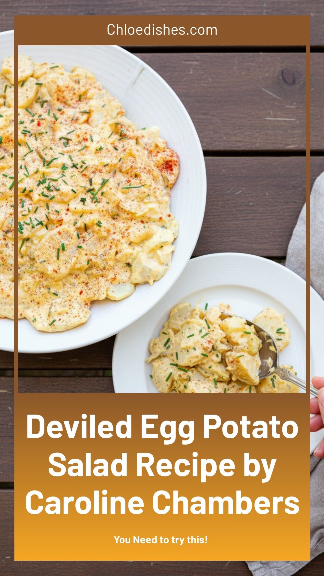 Deviled Egg Potato Salad | Caroline Chambers
