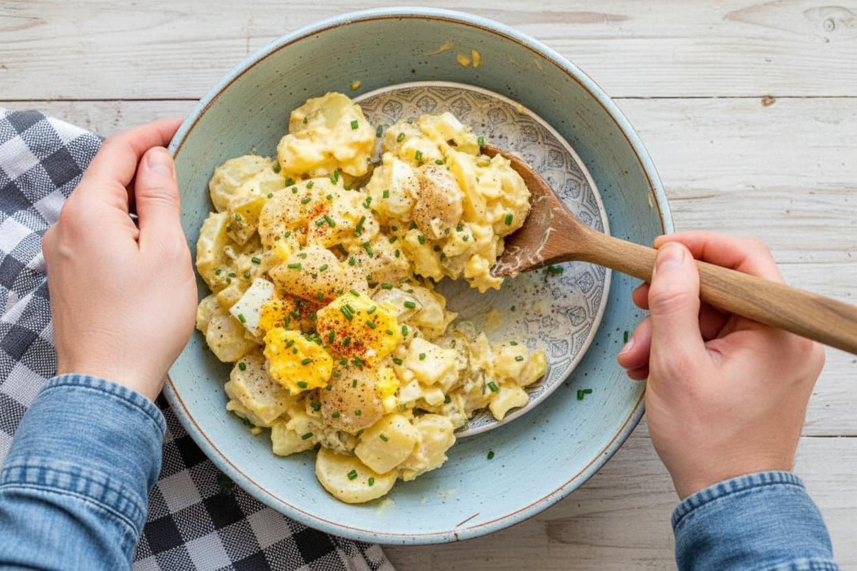 Deviled Egg Potato Salad Recipe by Caroline Chambers