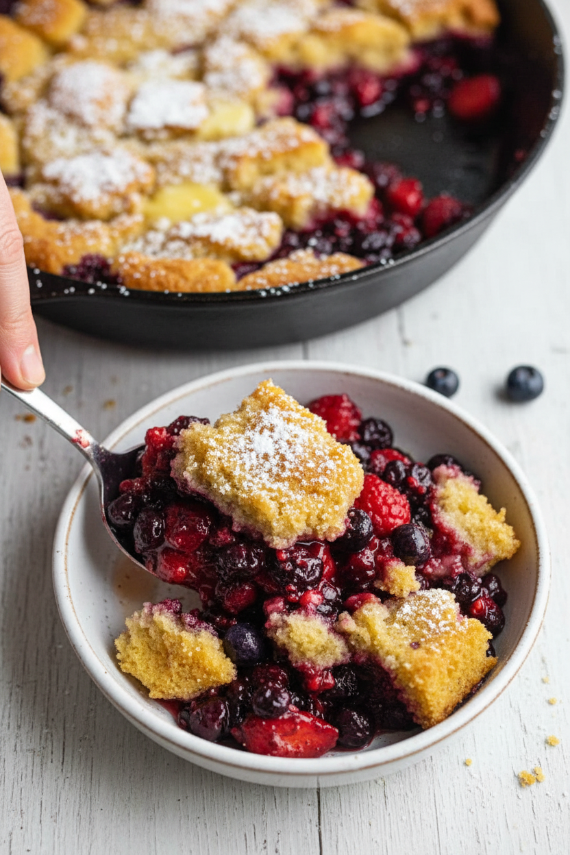 5-Ingredient Berry Cobbler | Caroline Chambers
