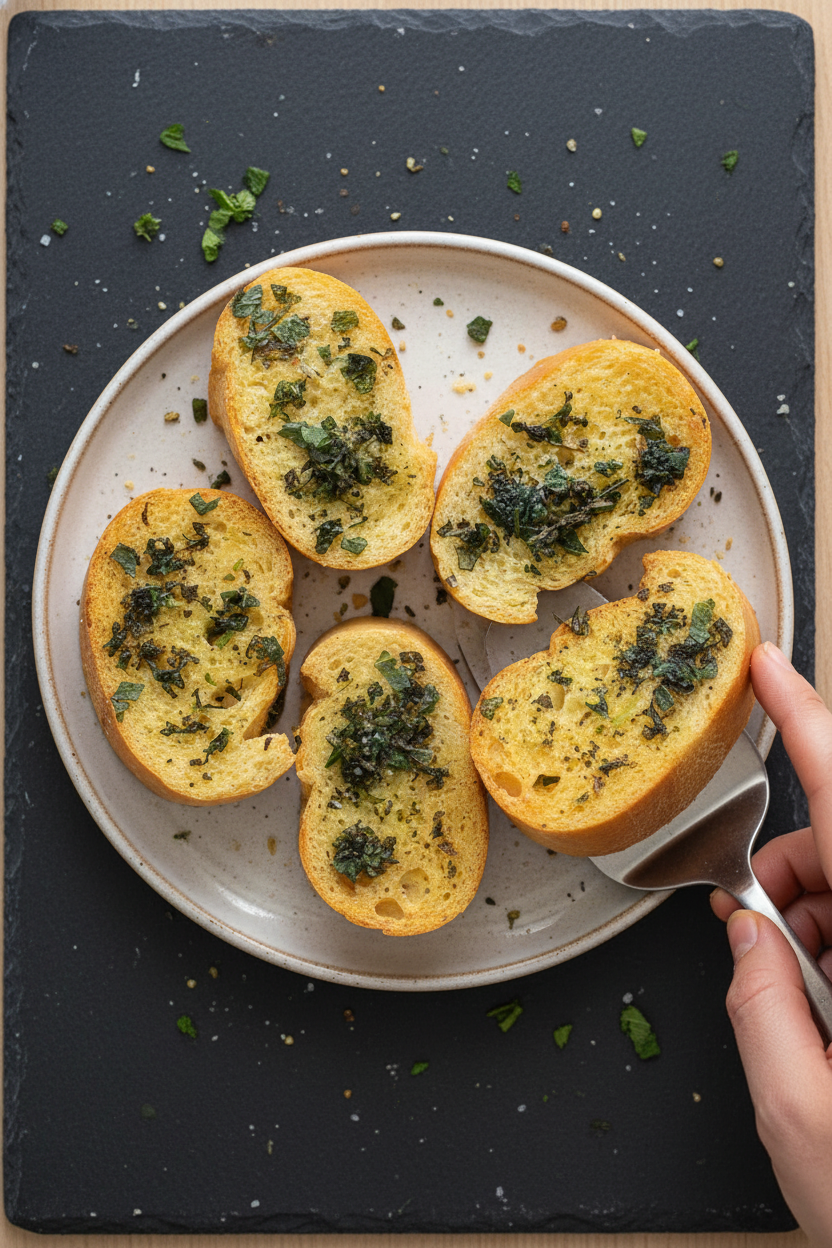 Easy Air Fryer Garlic Bread Recipe