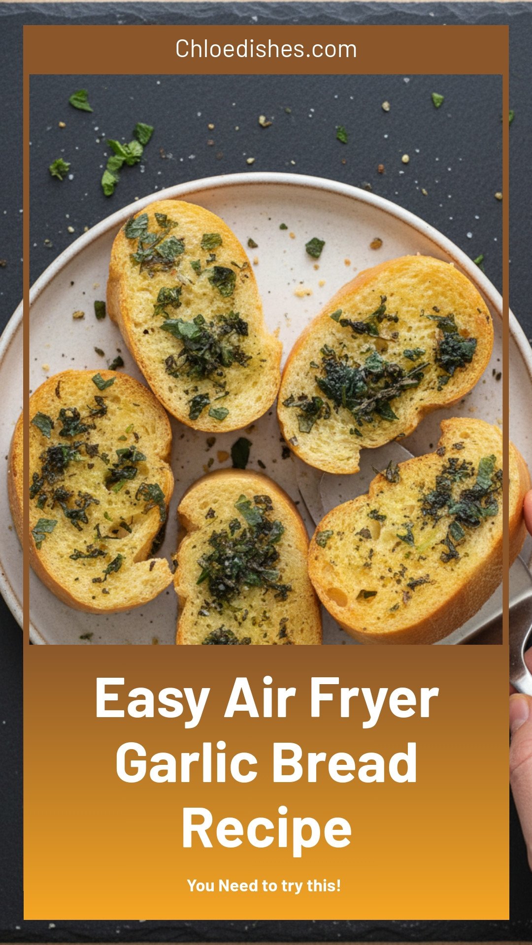 Easy Air Fryer Garlic Bread Recipe