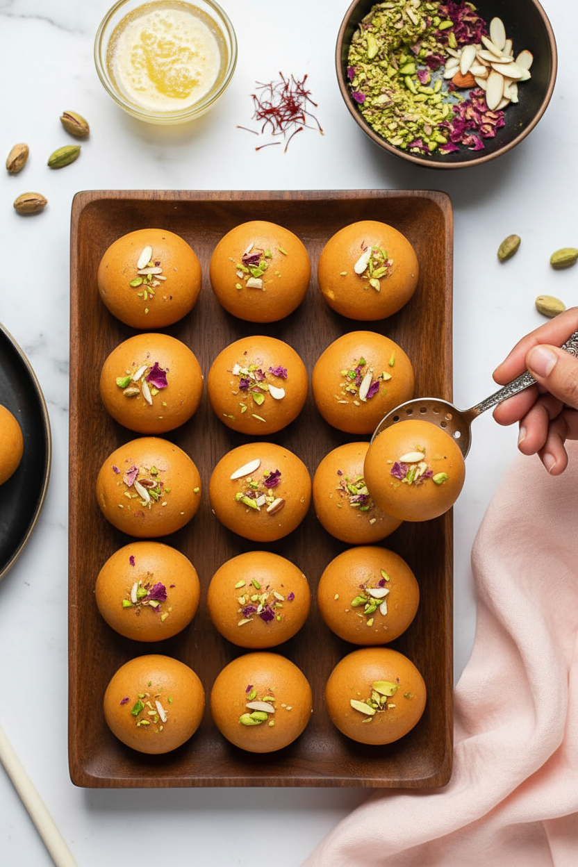 How to Make Besan Ladoo