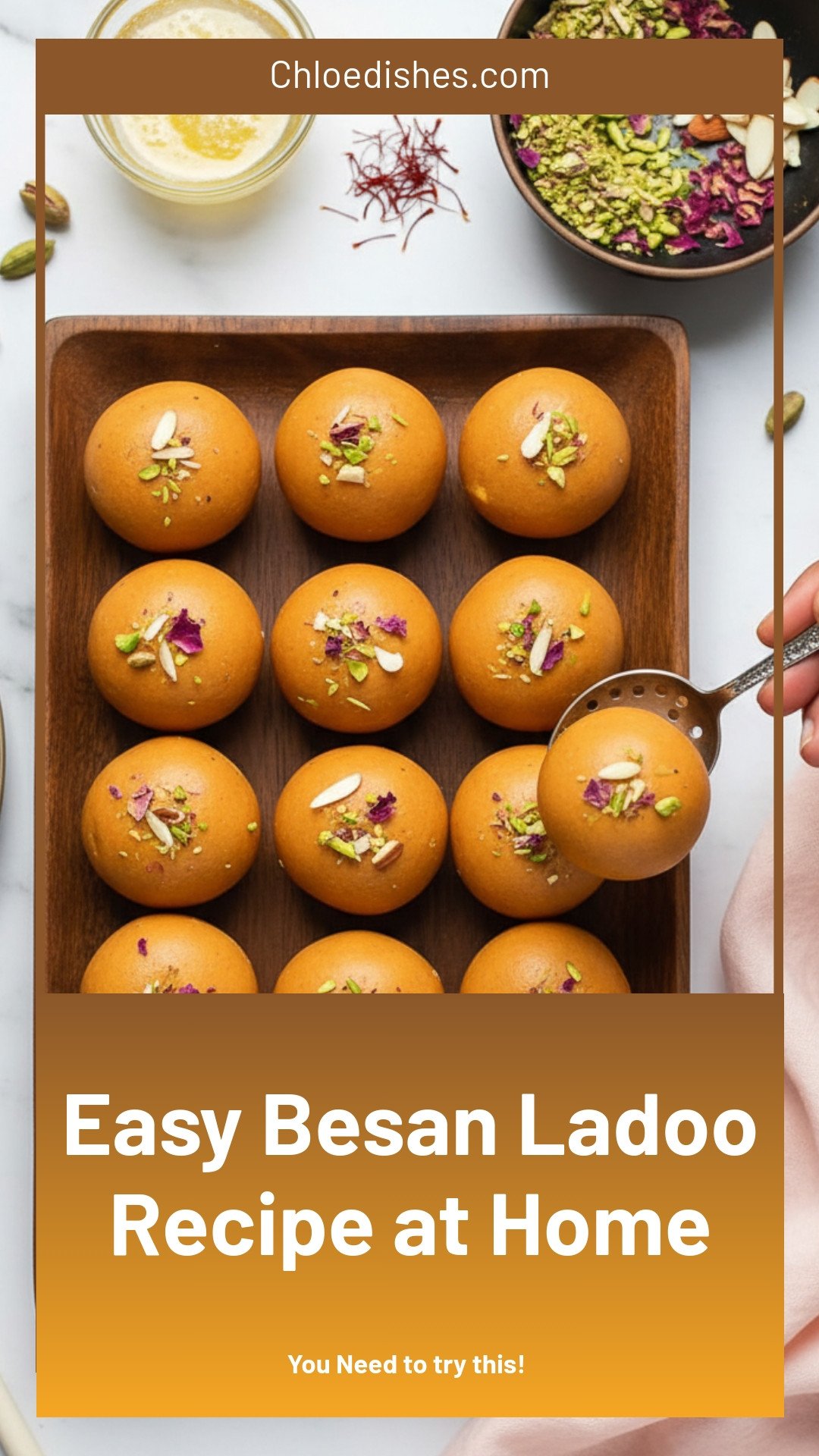 How to Make Besan Ladoo