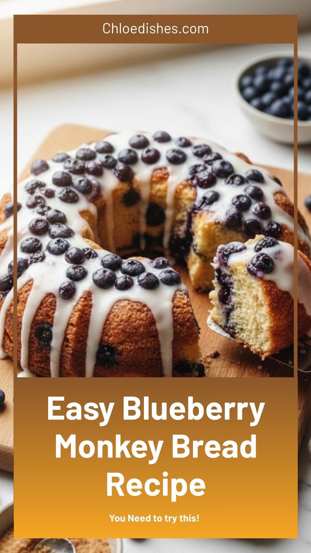 Blueberry Monkey Bread Recipe