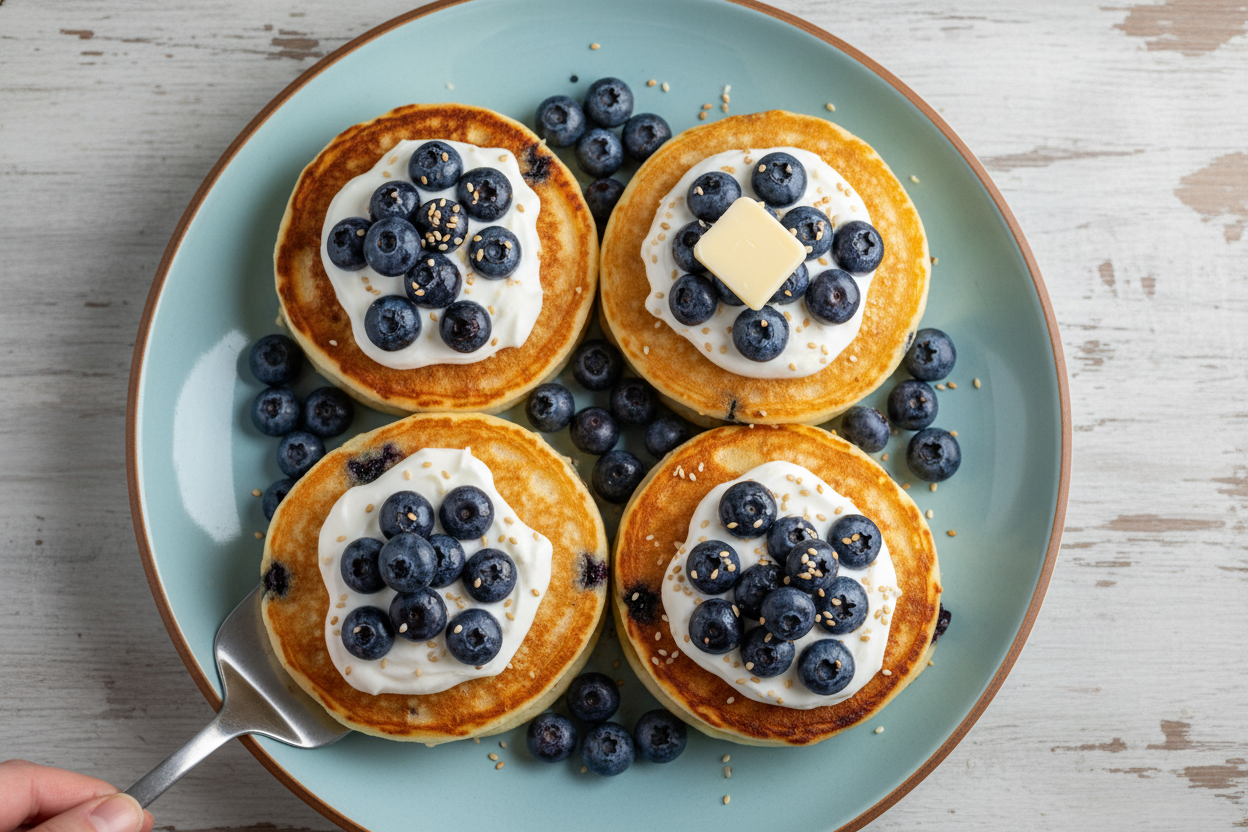 Easy Blueberry Pancakes Recipe for Breakfast