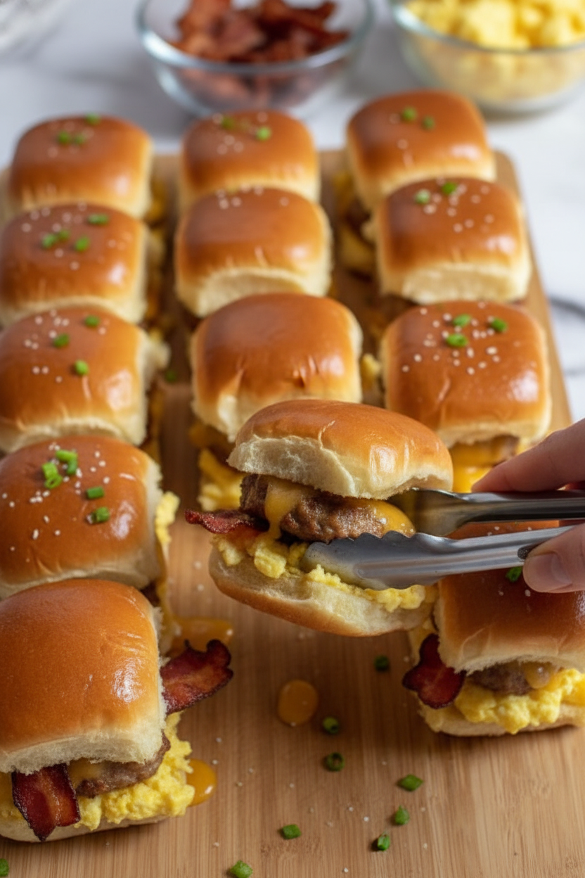 Easy Breakfast Sliders Recipe