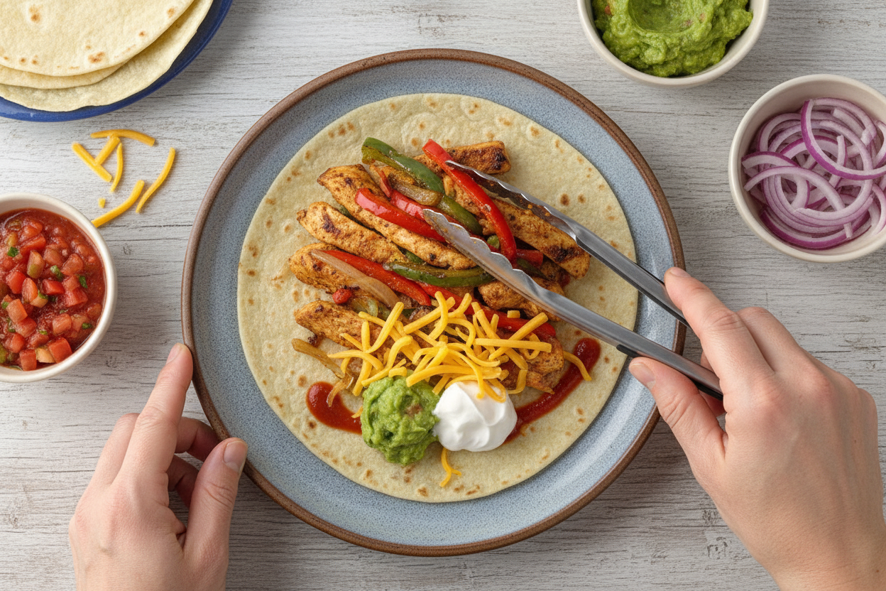 Easy Chicken Fajitas Recipe for Dinner