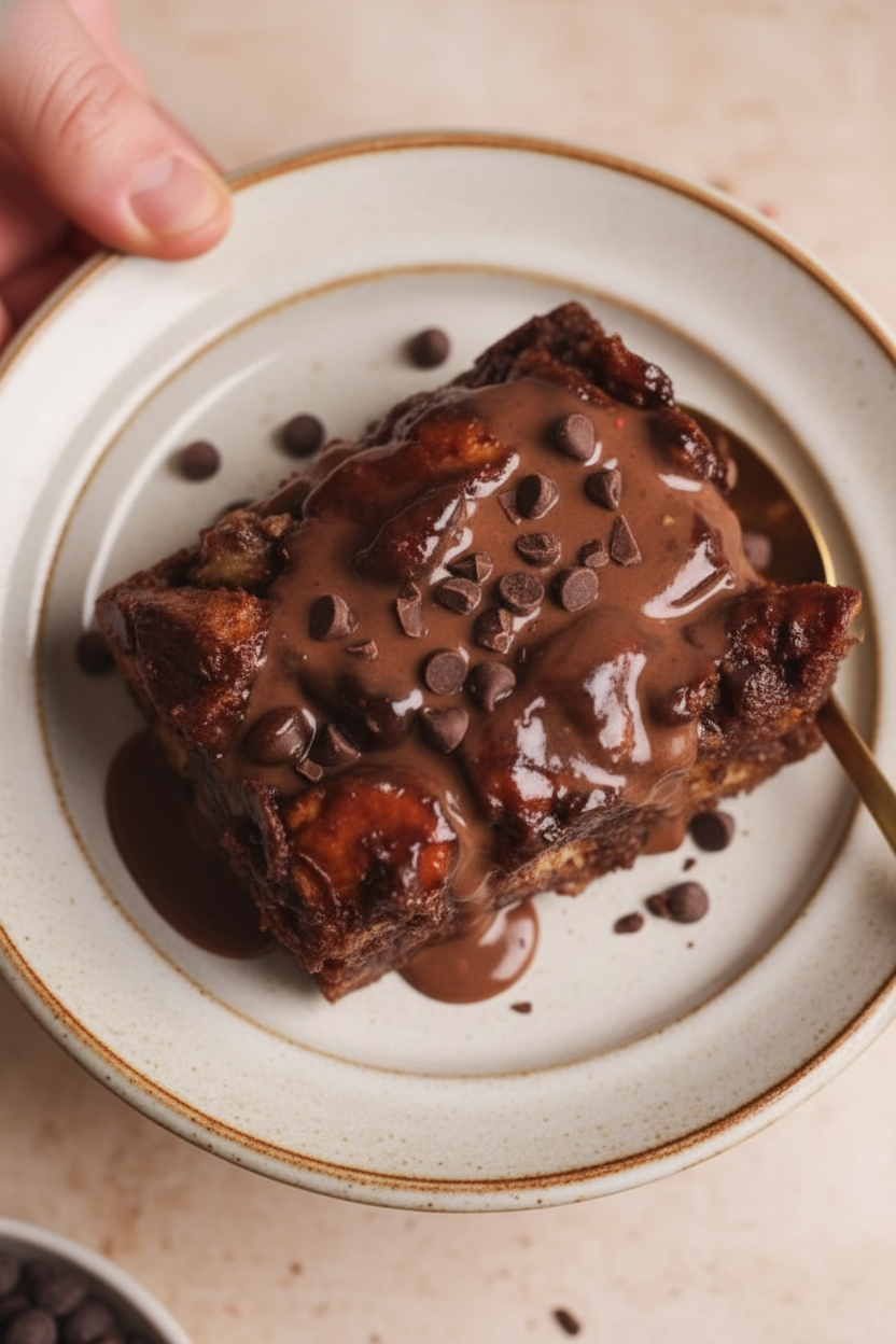 Easy Chocolate Bread Pudding