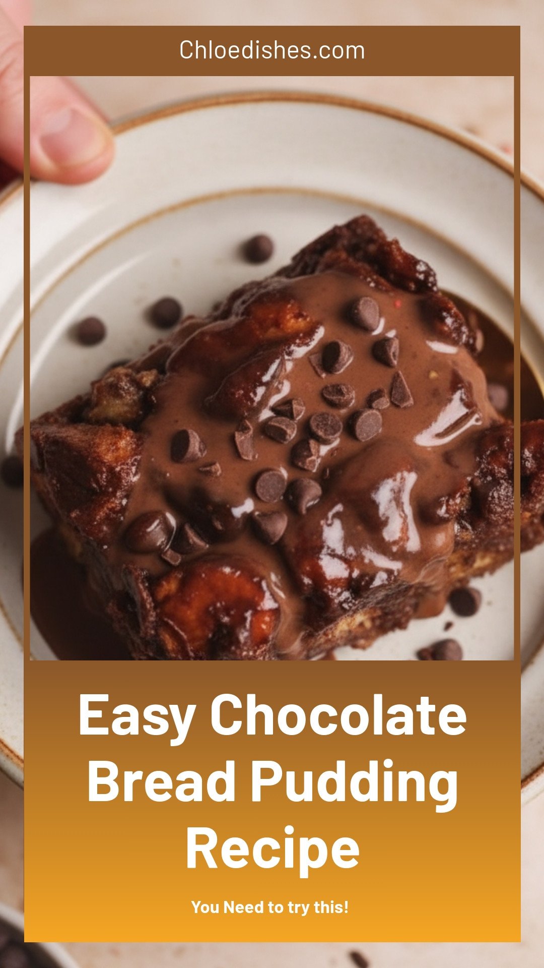 Easy Chocolate Bread Pudding