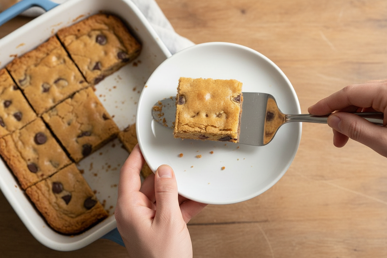 Easy Chocolate Chip Blondies Recipe