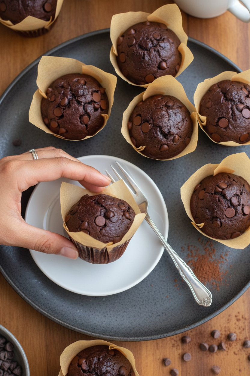 Chocolate Protein Muffins