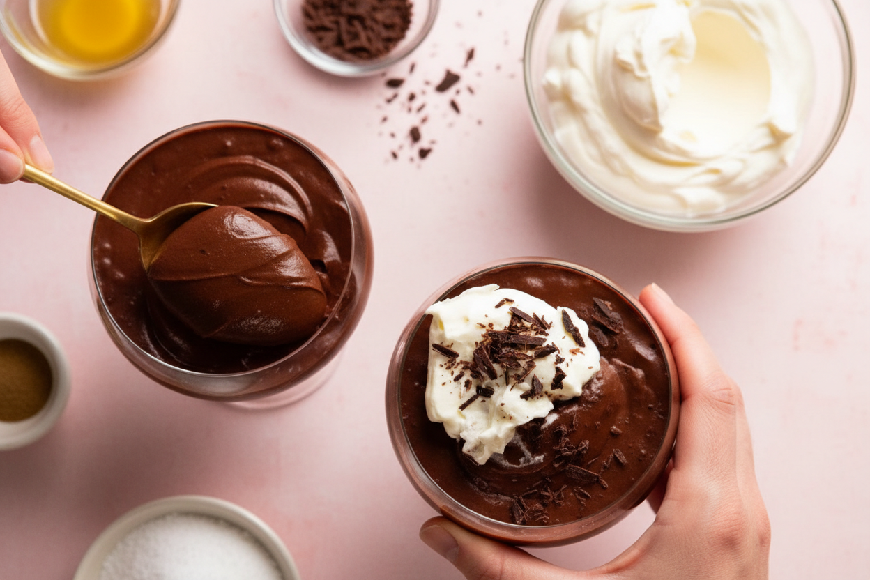 Easy Chocolate Pudding Pots Recipe