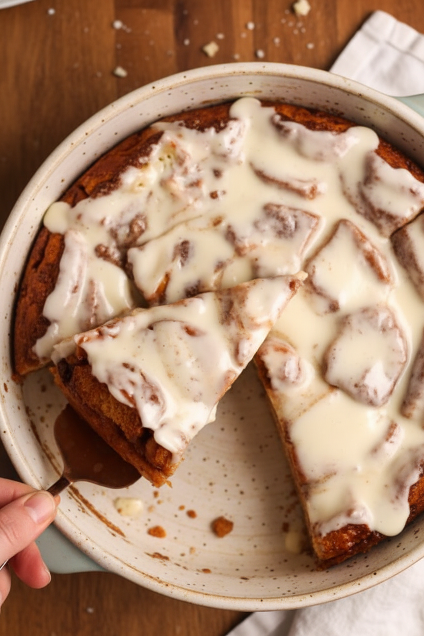Cinnamon Roll Bread Pudding