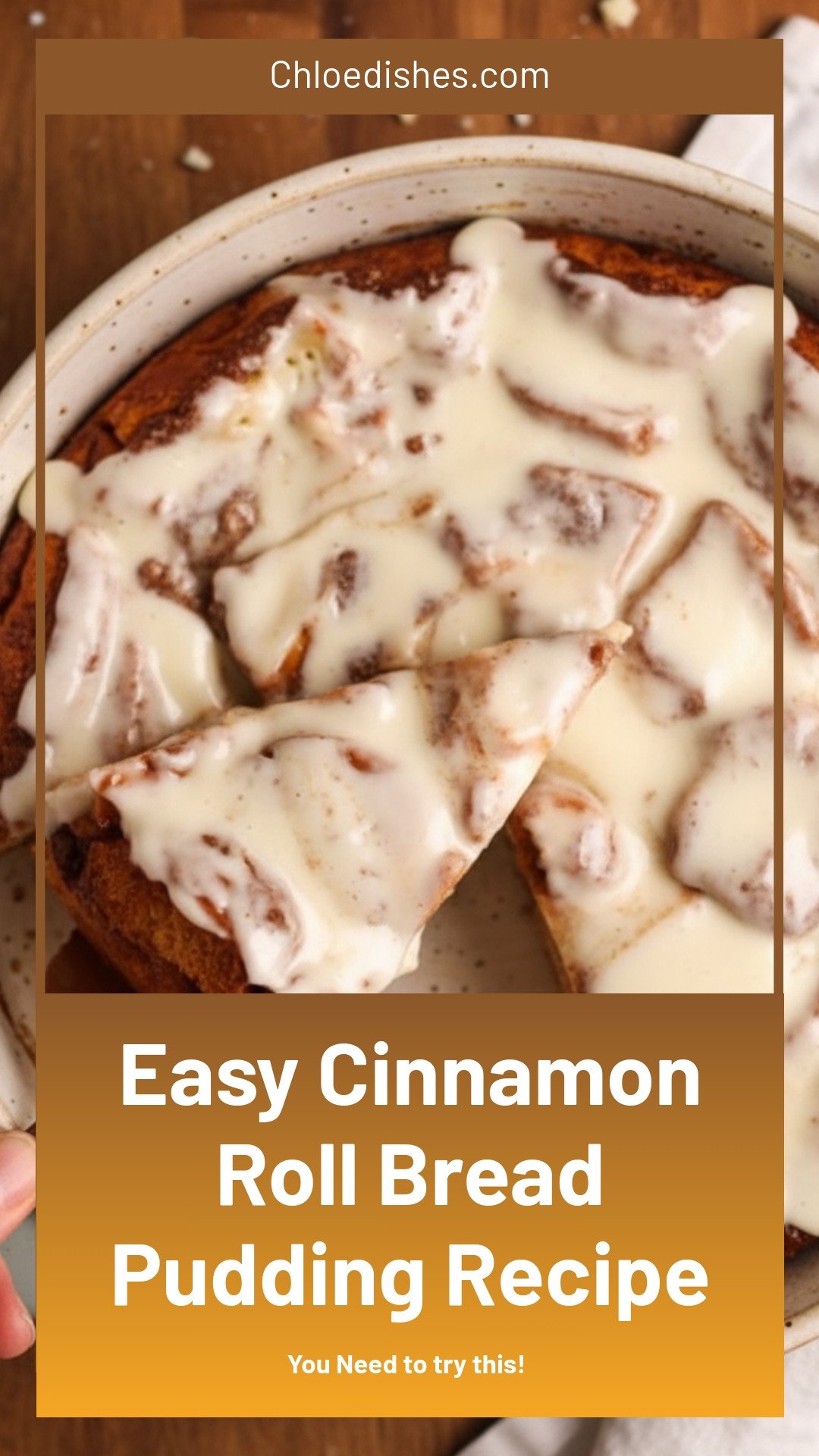 Cinnamon Roll Bread Pudding